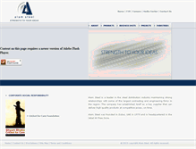 Tablet Screenshot of alamsteel.co